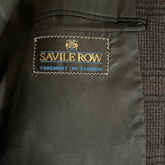 Vintage Savile Row wool blazer no size tag - Picture 6 of 7